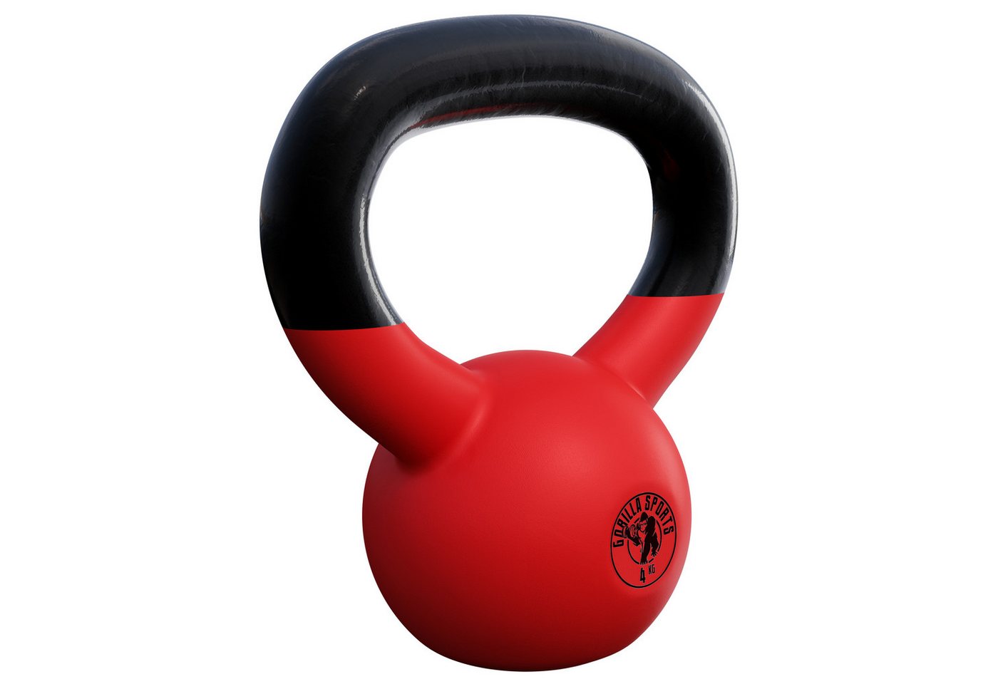 GORILLA SPORTS Kettlebell 2 - 32 kg Gewichte, Gusseisen, Neopren - Kugelhantel, Schwunghantel, (Einzeln / Set), Bodenschonende, Kugelgewicht für Fitness, Gym, Krafttraining von GORILLA SPORTS