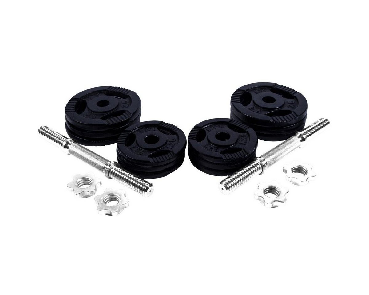 GORILLA SPORTS Kurzhantel Hantelset - 27,5 kg, 12 x Hantelscheiben 30mm, Gusseisen - Gewichte GORILLA SPORTS Kurzhantel Hantelset - 27,5 kg, 12 x Hantelscheiben 30mm, Gusseisen - Gewichte von GORILLA SPORTS