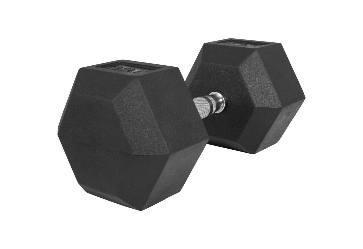 GORILLA SPORTS Kurzhantel Hexagon Kurzhanteln - Gewichte 2-50 kg, Gerändelt, Verchromt - Hanteln, (Einzeln) von GORILLA SPORTS