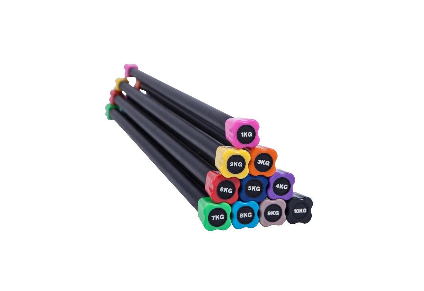 GORILLA SPORTS Langhantelstange Gewichtsstange - rutschfest, gummiert, Weighted Bars, Krafttraining GORILLA SPORTS Langhantelstange Gewichtsstange - rutschfest, gummiert, Weighted Bars, Krafttraining von GORILLA SPORTS