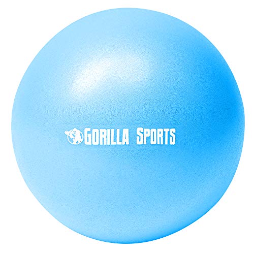 GORILLA SPORTS Mini Pilates Ball 18-28 cm Farbe Blau, Größe 28 cm GORILLA SPORTS Mini Pilates Ball 18-28 cm Farbe Blau, Größe 28 cm von GORILLA SPORTS