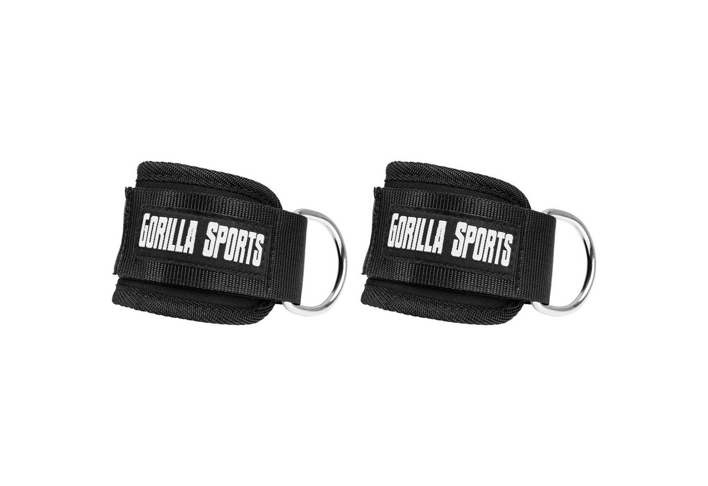 GORILLA SPORTS Windsurf Fußschlaufe Fußschlaufen, Einzeln / 2er Set, mit D-Ring und Klettverschluss von GORILLA SPORTS