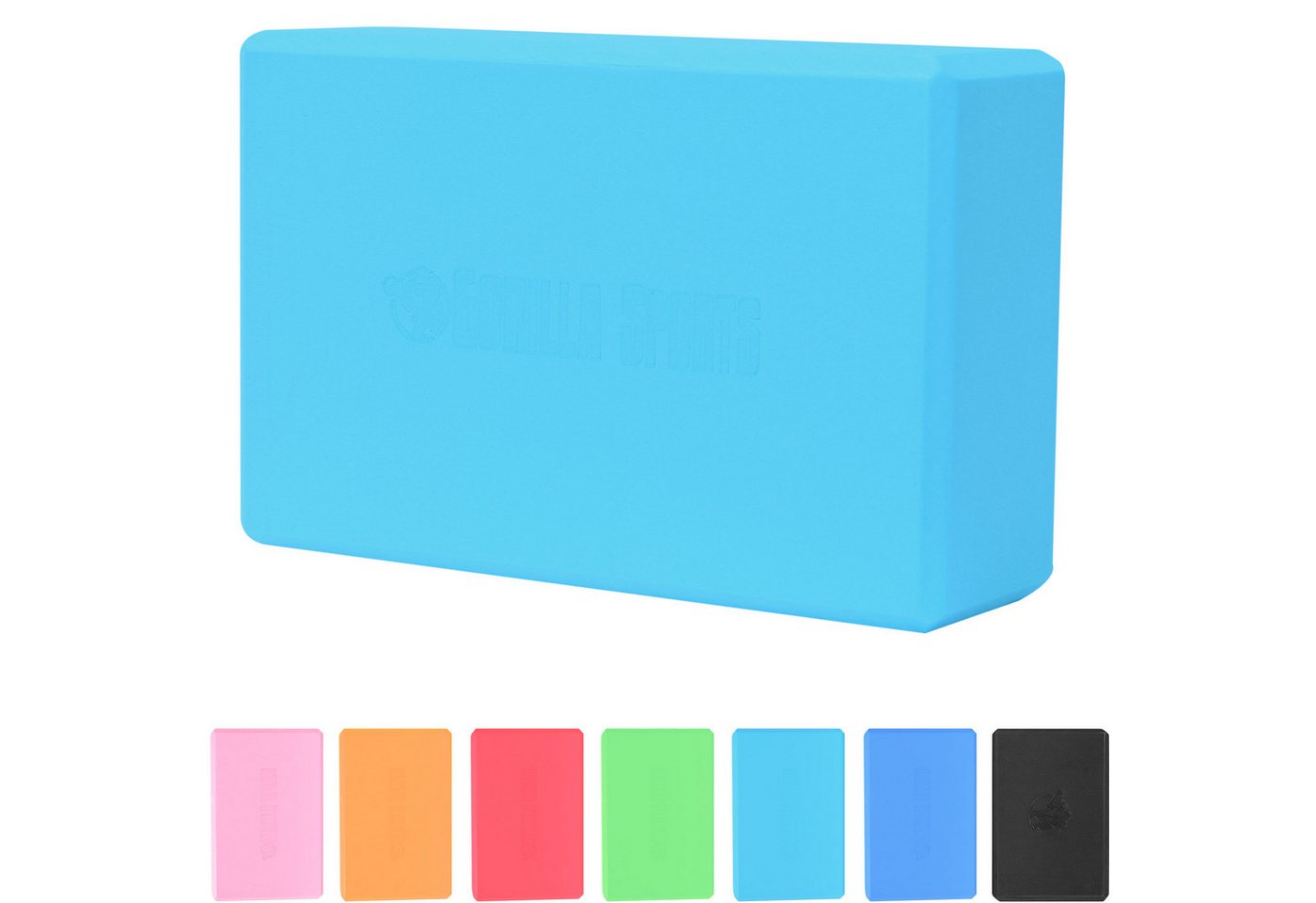 GORILLA SPORTS Yogablock für Yoga und Pilates, rutschfest, Eva Schaumstoff, Yoga Block GORILLA SPORTS Yogablock für Yoga und Pilates, rutschfest, Eva Schaumstoff, Yoga Block von GORILLA SPORTS