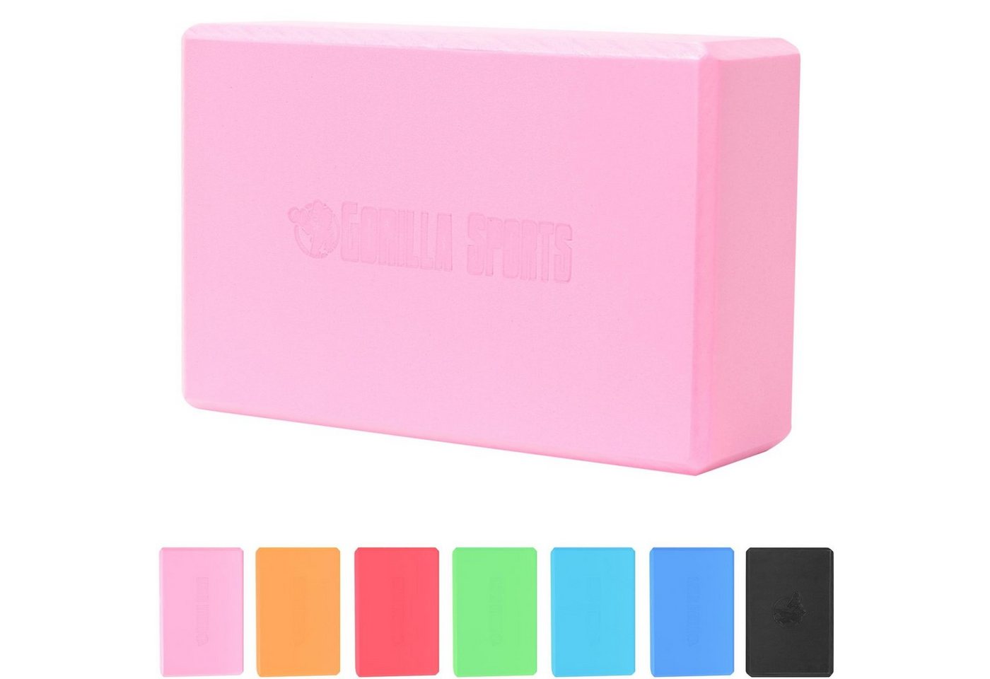 GORILLA SPORTS Yogablock für Yoga und Pilates, rutschfest, Eva Schaumstoff, Yoga Block GORILLA SPORTS Yogablock für Yoga und Pilates, rutschfest, Eva Schaumstoff, Yoga Block von GORILLA SPORTS