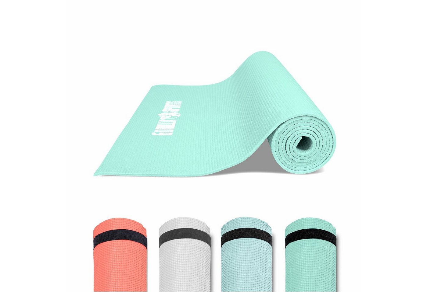 GORILLA SPORTS Yogamatte Fitnessmatte mit Tragegurt, 180x60x0,5cm, Rutschfest, Pilatesmatte GORILLA SPORTS Yogamatte Fitnessmatte mit Tragegurt, 180x60x0,5cm, Rutschfest, Pilatesmatte von GORILLA SPORTS