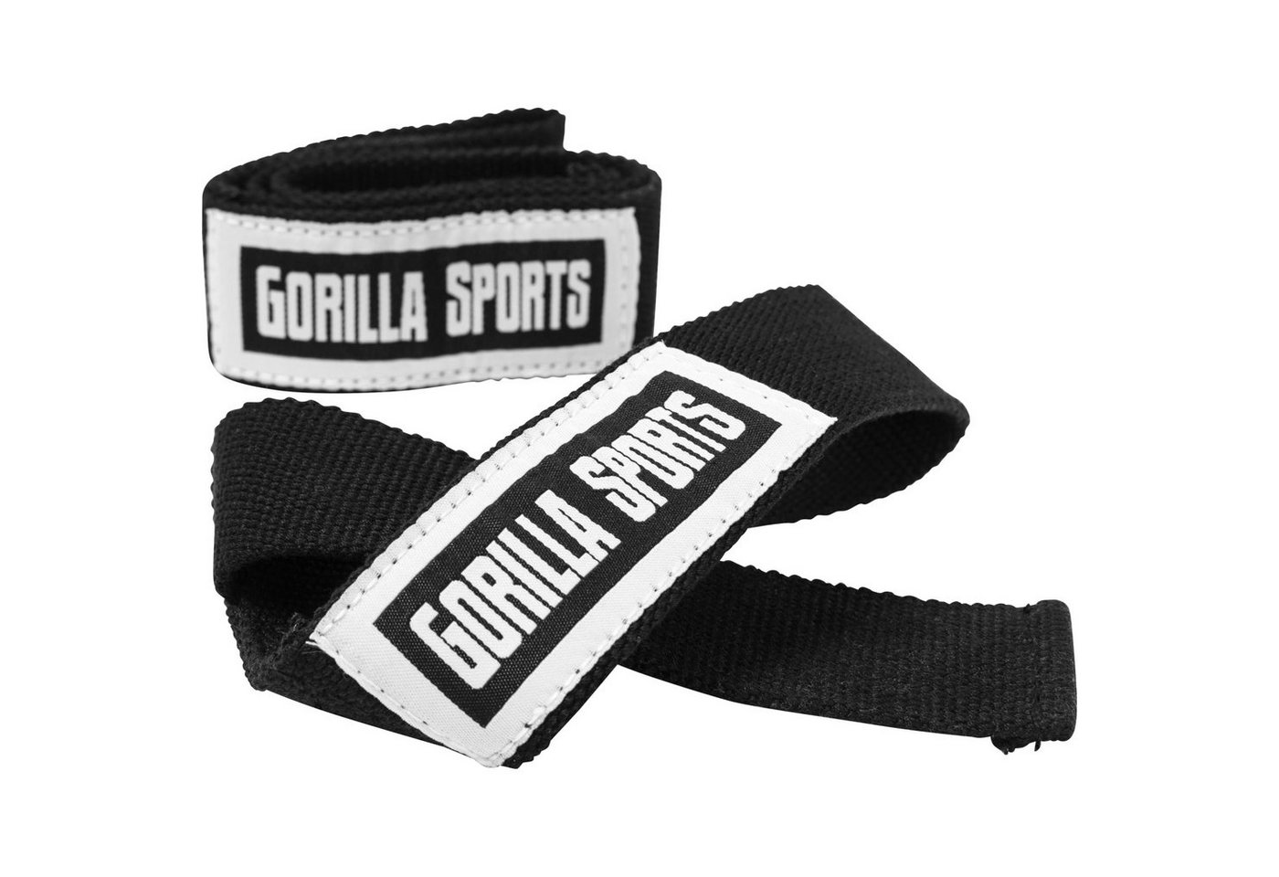 GORILLA SPORTS Zughilfe Paar, 55 cm, für Krafttraining, Kreuzheben und Fitness, rutschfest (1-tlg) von GORILLA SPORTS