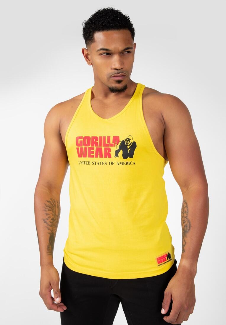 Classic Tank-Top - Gelb von GORILLA WEAR