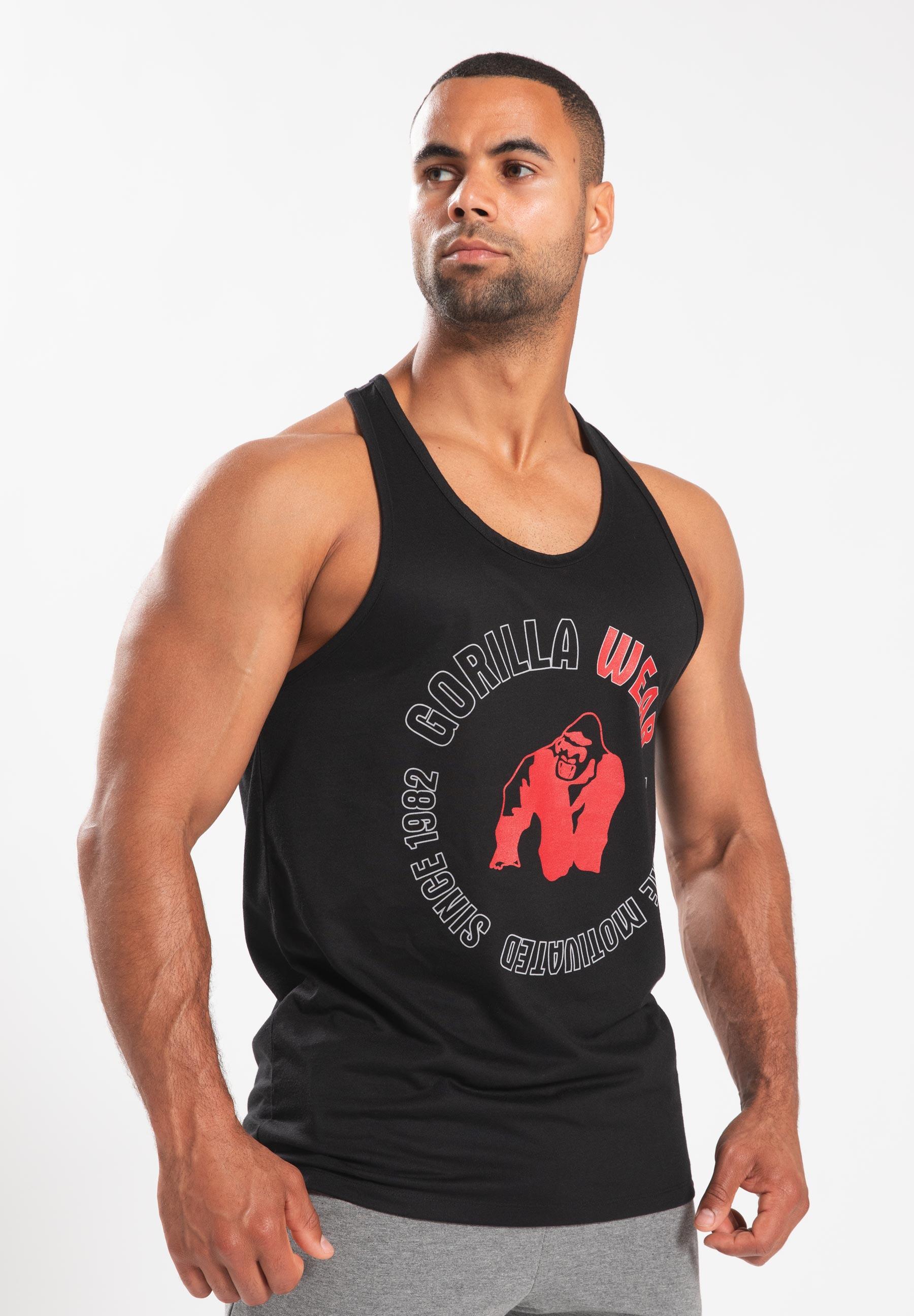 Lafayette Tank-Top chwarz von GORILLA WEAR