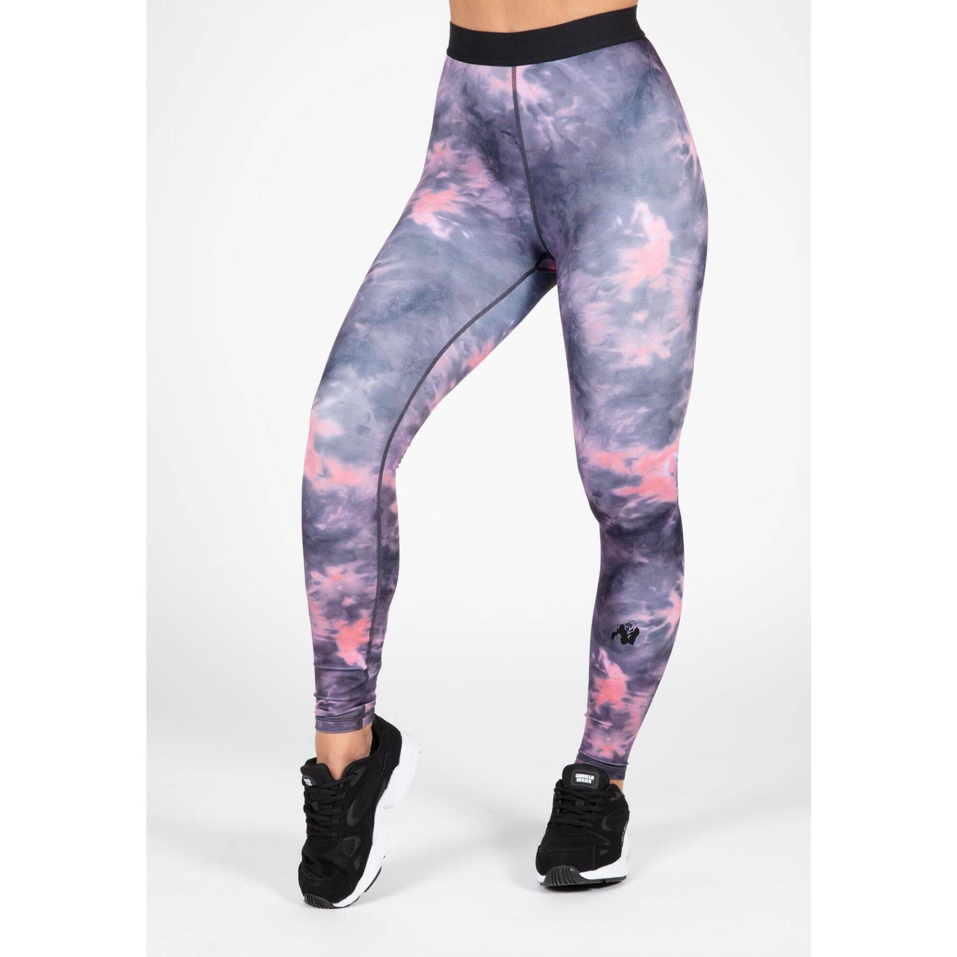 Leggings - Colby - Grau/Rosa von GORILLA WEAR