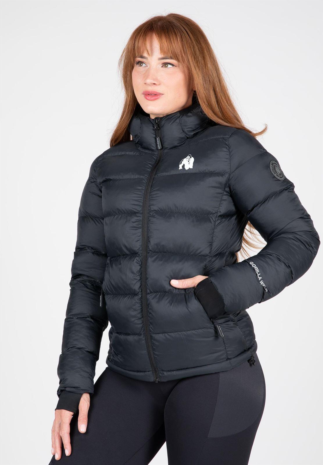 Rachel Puffer Jacke chwarz von GORILLA WEAR