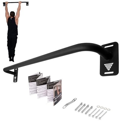 GORNATION Klimmzugstange zur Wandmontage, Pull-up Bar, Multifunktionale Klimmzugstange mit Rutschfesten Griffen, Stabil und Belastbar, Ideal für Calisthenics Fitness und Training zu Hause GORNATION Klimmzugstange zur Wandmontage, Pull-up Bar, Multifunktionale Klimmzugstange mit Rutschfesten Griffen, Stabil und Belastbar, Ideal für Calisthenics Fitness und Training zu Hause von GORNATION