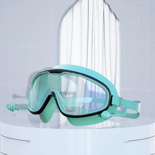 Taucherbrille mit stoffband, Schwimmbrille für Jahre Jungen Mädchen,Schnorchelmaske 180° Panorama Anti-Leck Tauchmaske(F) von GOTYKE