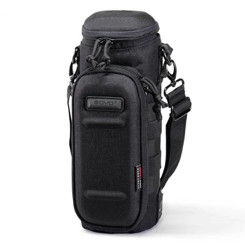 GOVO U1 Wasserflaschen-Tasche mit Hartschalenkappe mit Reißverschluss, passend für Flaschen mit bis zu 1,2 l, MOLLE-System, strapazierfähig, aus 100 % Nylon GOVO U1 Wasserflaschen-Tasche mit Hartschalenkappe mit Reißverschluss, passend für Flaschen mit bis zu 1,2 l, MOLLE-System, strapazierfähig, aus 100 % Nylon von GOVO