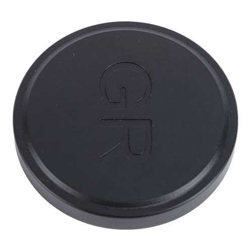 GOWENIC Kamera-Objektiv-Abdeckkappe für GR2 GR3 GR3X, 55 Mm Aluminiumlegierung, Baumwolle, Digitalkamera, Schützender Objektivdeckel-Schutz für Fotografen (Black) von GOWENIC