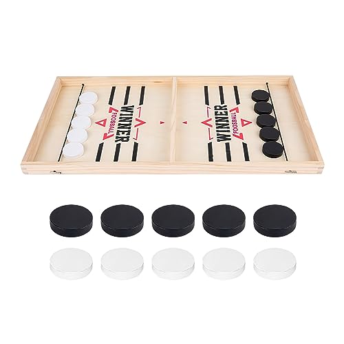 Tischfussball Gewinnerspiele,Sling Puck Match-Spiel,Gewinner Holzbrett Sportspielzeug, Schachbrett-Set, Tisch-Desktop-Partyspiele Tischfussball Gewinnerspiele,Sling Puck Match-Spiel,Gewinner Holzbrett Sportspielzeug, Schachbrett-Set, Tisch-Desktop-Partyspiele von GOXAEEE