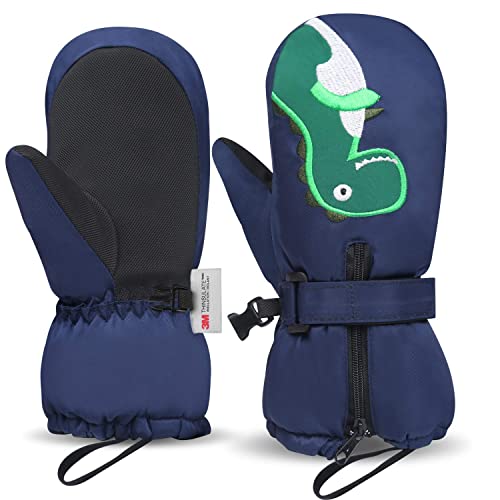 GOXUNYUAN Kinder Ski Fäustlinge Handschuhe Winter Skihandschuhe für Junge Mädchen Skifahren 4-6 Jahre Blau GOXUNYUAN Kinder Ski Fäustlinge Handschuhe Winter Skihandschuhe für Junge Mädchen Skifahren 4-6 Jahre Blau von GOXUNYUAN