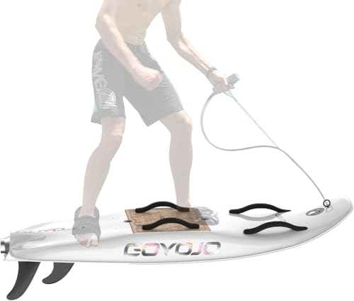 GOYOJO 90min Elektrisches Surfbrett Für Erwachsene, with 10kw Wakeboard-Wasserpropeller 65 Km/h Jet Power Motorisiertes Elektrisches Surfbord Elektrisches Brett Wiederaufladbarer Schwimmhelfer (Weiß) von GOYOJO