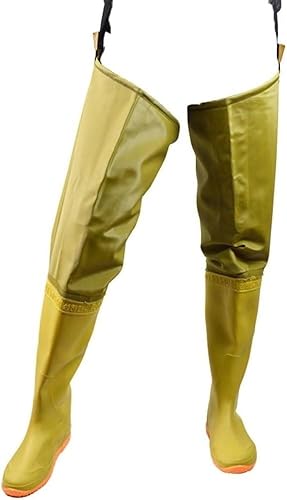 GPECTIFO Bündige Taille, untere Hose, Downfield-Angeln, verlängert, kniehoch, 80 cm verlängerte Hüft-Watstiefel for Outdoor-Angeln(38 EU) von GPECTIFO