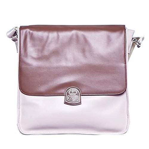 GPO Ledertasche RECORDBAG für Vinyl Aufbewahrung, Creme/Braun GPO Ledertasche RECORDBAG für Vinyl Aufbewahrung, Creme/Braun von GPO