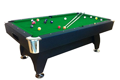 Billardtisch 7 ft Modell Green Season Pool Billard Tisch grün oder blau mit Zubehör robust 145 kg von GRAFICA MA.RO SRL