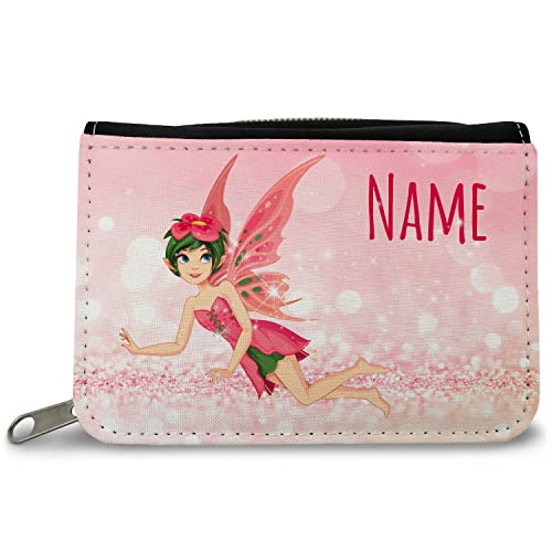 GRAVURZEILE Bedruckte Geldbörse - Zauberfee Design - Personalisiert mit Name - Geschenk für Kinder & Teenager - für Jungen Mädchen Schüler zum Geburtstag Einschulung - Farbe: Rosa GRAVURZEILE Bedruckte Geldbörse - Zauberfee Design - Personalisiert mit Name - Geschenk für Kinder & Teenager - für Jungen Mädchen Schüler zum Geburtstag Einschulung - Farbe: Rosa von GRAVURZEILE