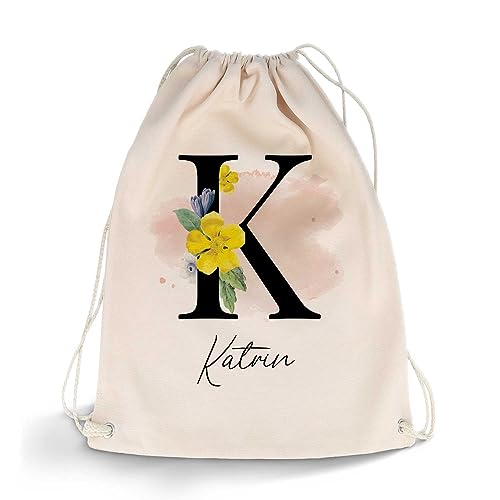 GRAVURZEILE Bedruckter Turnbeutel - Personalisiert mit Initialen & Name - Sportbeutel Rucksack Daypack Gymbag mit Kordelzug - für Schule & Freizeit Sport - für Sie & Ihn - 12 Liter - 33 x 45 cm GRAVURZEILE Bedruckter Turnbeutel - Personalisiert mit Initialen & Name - Sportbeutel Rucksack Daypack Gymbag mit Kordelzug - für Schule & Freizeit Sport - für Sie & Ihn - 12 Liter - 33 x 45 cm von GRAVURZEILE