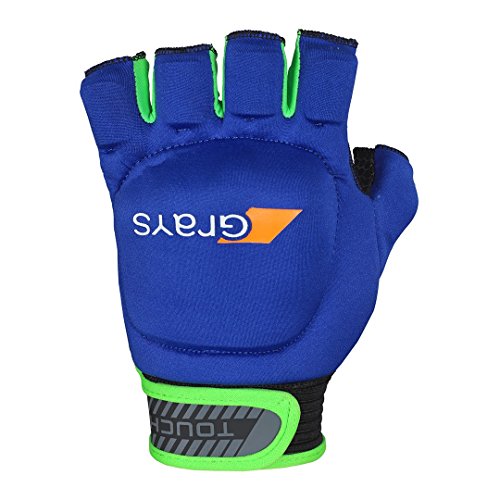 Grays Touch Hockey-Handschuh, Unisex, Erwachsene, Marineblau, große Linke Hand Grays Touch Hockey-Handschuh, Unisex, Erwachsene, Marineblau, große Linke Hand von GRAYS