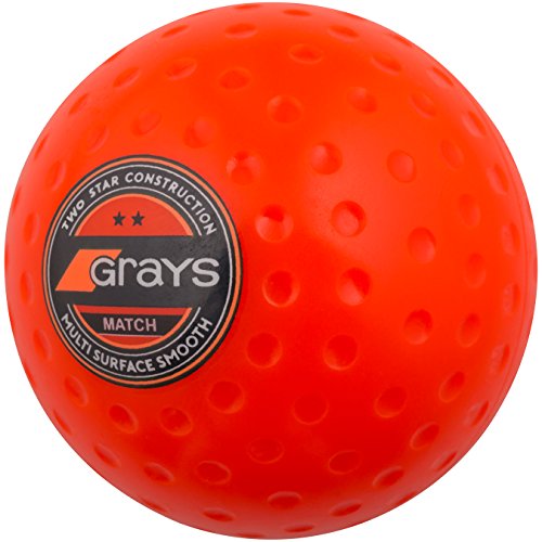 GRAYS Match Hockeyball, Match-Hockeyball, Orange, Einheitsgröße von GRAYS