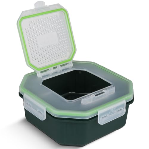 Greys 3.4pt Klip-Lok Flip Top Bait Box 17,5x17,5x10cm - Köderbox, Box für das Feedern & Stippangeln, Madenbox, Wurmbox, Behälter für Maden, Würmer & Co Greys 3.4pt Klip-Lok Flip Top Bait Box 17,5x17,5x10cm - Köderbox, Box für das Feedern & Stippangeln, Madenbox, Wurmbox, Behälter für Maden, Würmer & Co von Greys