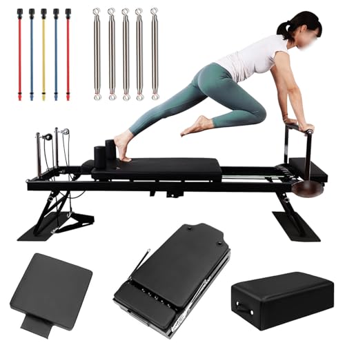 GRDSGRD Pilates Reformer Machine Foldable Pilates Equipment for Home Workouts Multifunctional Pilates Studio Machine for Intermediate and Beginners User,Schwarz GRDSGRD Pilates Reformer Machine Foldable Pilates Equipment for Home Workouts Multifunctional Pilates Studio Machine for Intermediate and Beginners User,Schwarz von GRDSGRD