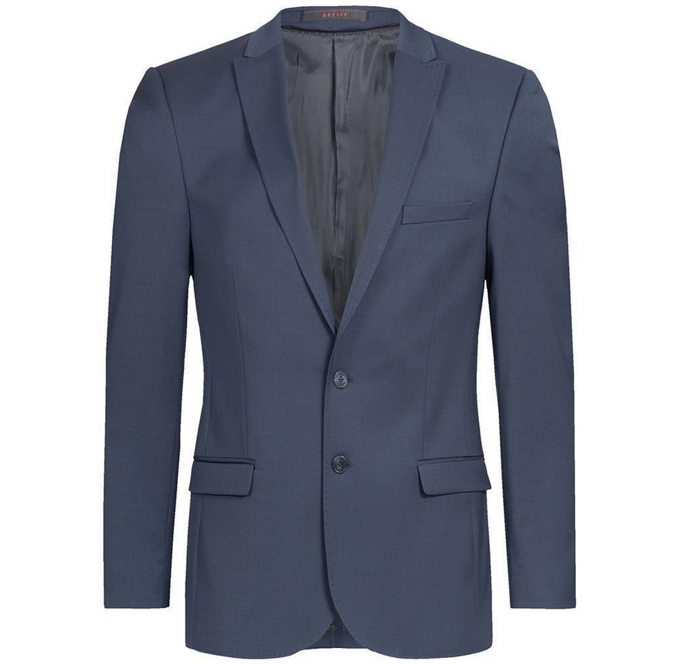 GREIFF Sakko Greiff Corporate Sakko Herren Modern WITH 37.5® Slim-Fit Dunkelblau 42 von GREIFF