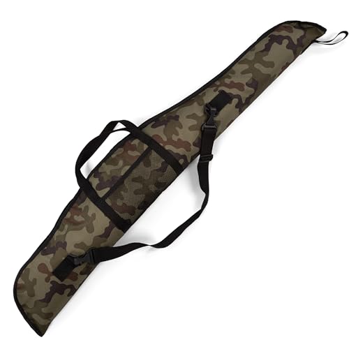 GREMEX Gewehrtasche 120 x 23 x 5 cm - Waffenkoffer Für Langwaffen - Camouflage Waffentasche - Codura Luftgewehr Tasche - Futteral Langwaffen - Langwaffenfutteral für Luftgewehr - Luftgewehr Zubehör von GREMEX