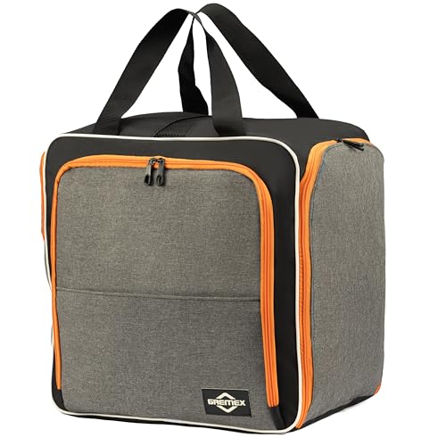 GREMEX Skischuhtasche mit Helm - Wasserfestem Skischuhtasche mit Helmfach - Tasche für Skischuhe und Helm - Titan-Nähte Skischuh Rucksack mit Helmfach - Widerstandsfähig Tasche Skischuhe mit Helm GREMEX Skischuhtasche mit Helm - Wasserfestem Skischuhtasche mit Helmfach - Tasche für Skischuhe und Helm - Titan-Nähte Skischuh Rucksack mit Helmfach - Widerstandsfähig Tasche Skischuhe mit Helm von GREMEX