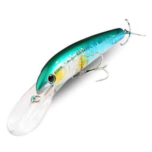 Kunstköder Schwimmender 18 g 14 cm Köder, Stahlkugel, Kupferballast, Balance, Swimbait, Kurbelköder, Top-Wasser-Wobbler, Hakengerät Kunstköder Gummifische(Color:04) von GRFIT