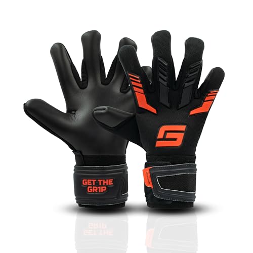GRIPMODE Torwarthandschuhe Kinder mit Fingersave Junior Red 2.0 - Torhüter Handschuhe mit einzeln entnehmbarem Fingerschutz - Fußball Torwarthandschuhe mit Belag aus Latex für Guten Grip - Größe 4 GRIPMODE Torwarthandschuhe Kinder mit Fingersave Junior Red 2.0 - Torhüter Handschuhe mit einzeln entnehmbarem Fingerschutz - Fußball Torwarthandschuhe mit Belag aus Latex für Guten Grip - Größe 4 von GRIPMODE