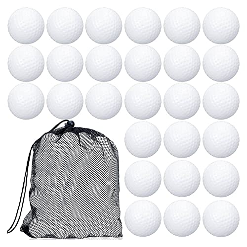 GROCKSTR 100 StüCk Golf-ÜBungsball, Hohler Golfball, Trainings-GolfbäLle mit Mesh-Kordelzug, Aufbewahrungstaschen für das Training von GROCKSTR