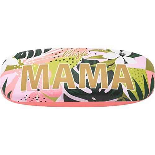 GRUSS & CO Brillenetui mit Motiv "Mama" | Hartschalen-Etui, 17,5 cm x 6 cm | Geschenk, Geburtstag, Muttertag | 47966 von GRUSS & CO