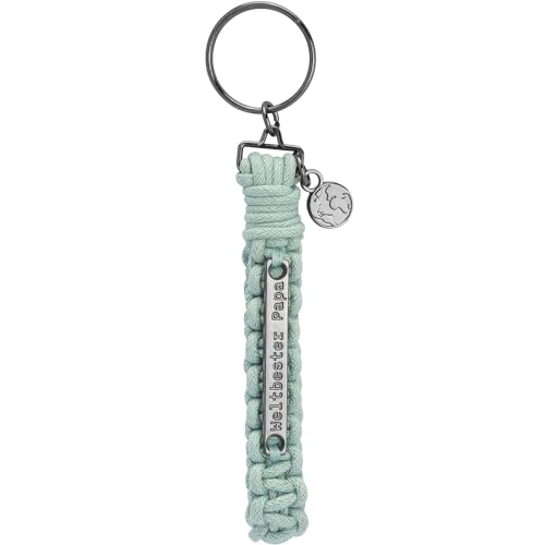 GRUSS & CO Schlüsselanhänger mit Motiv Weltbester Papa | Schlüsselanhänger, Makramee-Schlaufe, Länge 11,5 cm | Geschenk Vatertag, Männergeschenk, Geschenk Papa | 48640 GRUSS & CO Schlüsselanhänger mit Motiv Weltbester Papa | Schlüsselanhänger, Makramee-Schlaufe, Länge 11,5 cm | Geschenk Vatertag, Männergeschenk, Geschenk Papa | 48640 von GRUSS & CO