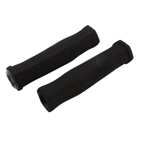 2 stücke Nicht-Slip Griffe for Fahrrad Griffe Bike Racing Fahrrad Motorrad Griff Bar Schaum Schwamm Grip Abdeckung(Black) von GSCLZ