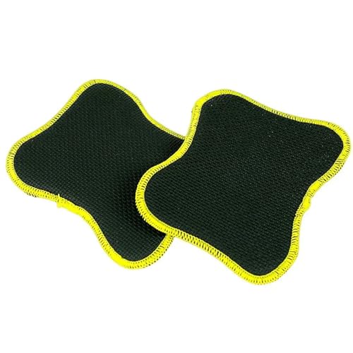 GSCLZ Fitness Griffpolster Griffpads 1 Paar Gummi-Griffpolster for Gewichtheben, Fitnessstudio, Trainingshandschuhe, eliminieren Handschweiß, Trainingsmatten(Yellow) von GSCLZ