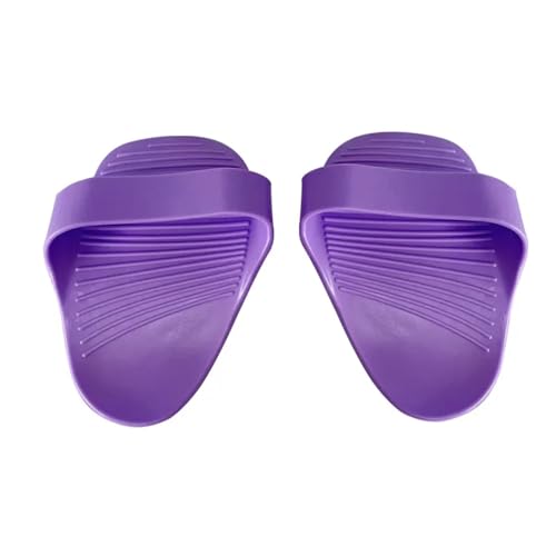 GSCLZ Fitness Griffpolster Griffpads Gewichtheben-Griffpolster, Fitnessstudio, Workout-Handschuhe, Silikagel, rutschfeste Fitness-Griffe for Männer und Frauen, Hantel-Klimmzug-Krafttraining(Purple) von GSCLZ