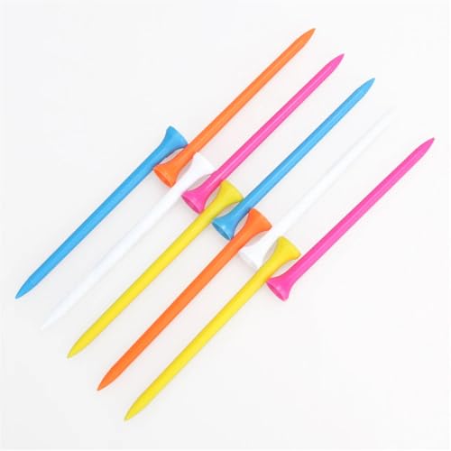 GSCLZ Golf Tee 100 stücke 100mm Gemischte Farbe Kunststoff Golf Ball Abschlag Golf Halter Training Aid Standard Golf Nägel FüR Einen Idealen Abschlag GSCLZ Golf Tee 100 stücke 100mm Gemischte Farbe Kunststoff Golf Ball Abschlag Golf Halter Training Aid Standard Golf Nägel FüR Einen Idealen Abschlag von GSCLZ