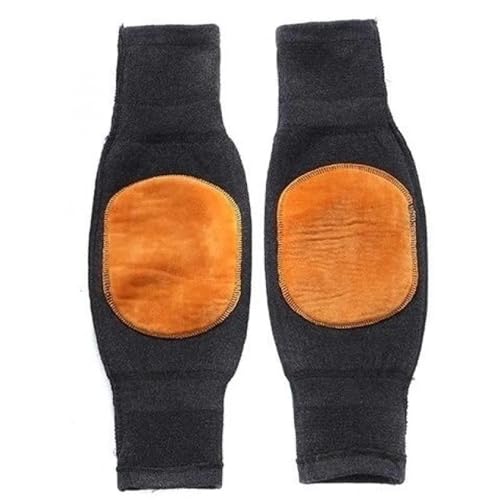 GSCLZ Winter KnieschüTzer 1 Paar Winter Knie Pads Warme Männer Frauen Doppel Dicke Wolle Schutz Knie Plus Samt Wind Und Kälte Schutz(T1,60-73kg for L) von GSCLZ