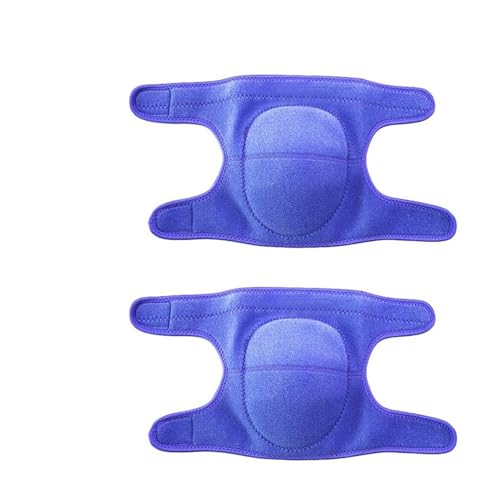 GSCLZ Winter KnieschüTzer Knieschützer, weich, verstellbar, for Männer und Frauen, Knieschutz for Volleyball, Fußball, Tanz, Yoga, Tennis, Laufen, Radfahren(2Pcs Blue,M) von GSCLZ