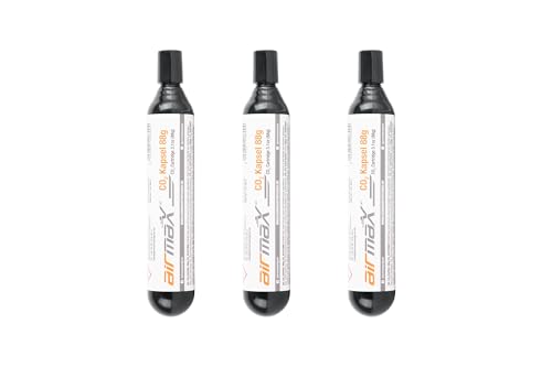 3 Stück CO2 Kapsel 88g Kartusche Patronen Katuschen für Softair Paintball Gotcha CO2 Gewehr Airsoft Luftdruck Pistole Luftgewehr Fahrrad Pumpe Fahrradpumpe Co2-Kartusche 3 Stück CO2 Kapsel 88g Kartusche Patronen Katuschen für Softair Paintball Gotcha CO2 Gewehr Airsoft Luftdruck Pistole Luftgewehr Fahrrad Pumpe Fahrradpumpe Co2-Kartusche von GSG