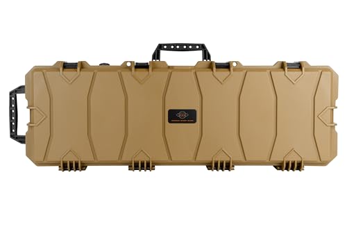 GSG Gewehrkoffer 100cm Tan mit Rollen & Druckausgleich wasserdicht Würfelschaum Langwaffenkoffer Waffenkoffer Gewehr Koffer Transportkoffer Schutzkoffer GSG Gewehrkoffer 100cm Tan mit Rollen & Druckausgleich wasserdicht Würfelschaum Langwaffenkoffer Waffenkoffer Gewehr Koffer Transportkoffer Schutzkoffer von GSG
