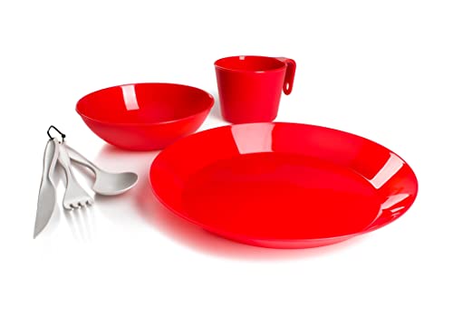 GSI Cascadian Geschirrset für 1 Person, rot, 77311, Einheitsgröße GSI Cascadian Geschirrset für 1 Person, rot, 77311, Einheitsgröße von GSI Outdoors