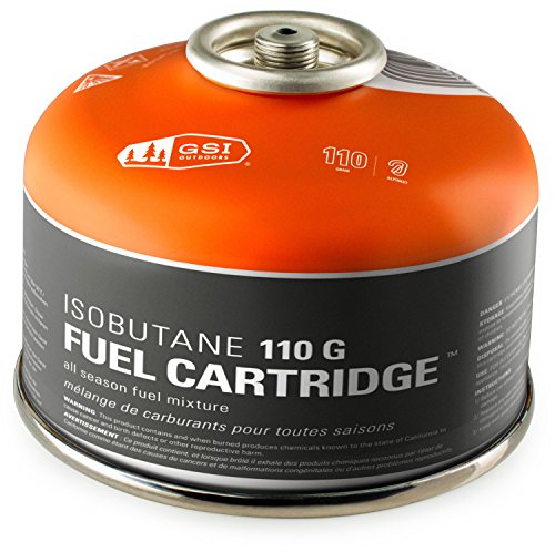 GSI Isobutane Fuel Cartridge, Gaskartusche Unisex Erwachsene, Orange, 110 g GSI Isobutane Fuel Cartridge, Gaskartusche Unisex Erwachsene, Orange, 110 g von GSI Outdoors