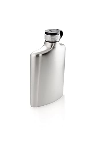 GSI Outdoors Glacier Stainless Hip Flask 8 oz Flachmann, Unisex Erwachsene, Silber, 8 oz GSI Outdoors Glacier Stainless Hip Flask 8 oz Flachmann, Unisex Erwachsene, Silber, 8 oz von GSI Outdoors