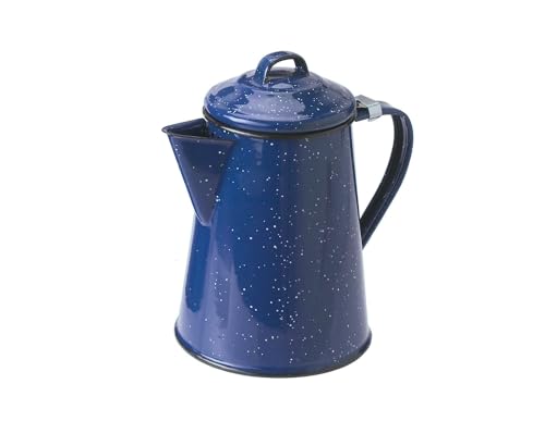 GSI Unisex-Erwachsene Kaffeekanne Emaille, blau, 6 Tassen von GSI Outdoors